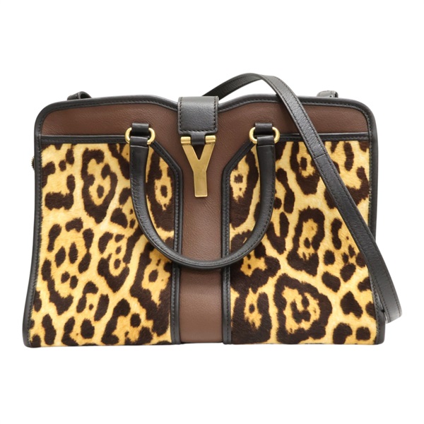 棕色牛皮 Cabas Chyc 兩用包 297957【SAINT LAURENT YSL 聖羅蘭】 297957