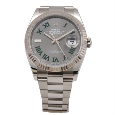 石板灰 Wimbledon 錶盤 不鏽鋼／白金 Datejust 36 腕錶【ROLEX 勞力士】 126234