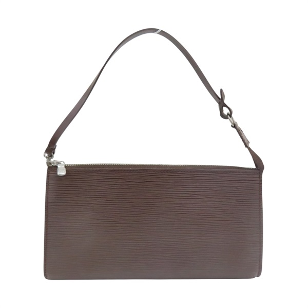 棕色 EPI水波紋 牛皮 手拿包【LOUIS VUITTON LV 路易威登】 M52942