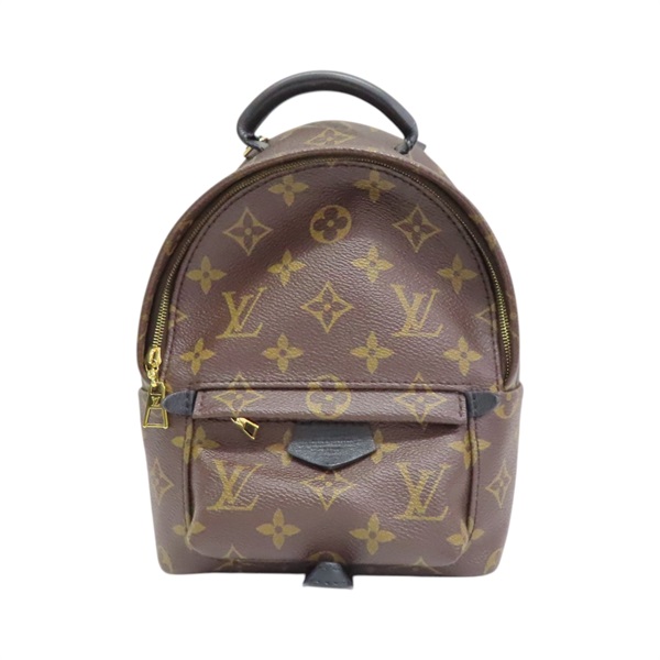 棕色 原花帆布 Palm Springs Mini 後背包 M44873 【LOUIS VUITTON LV 路易威登】 M44873