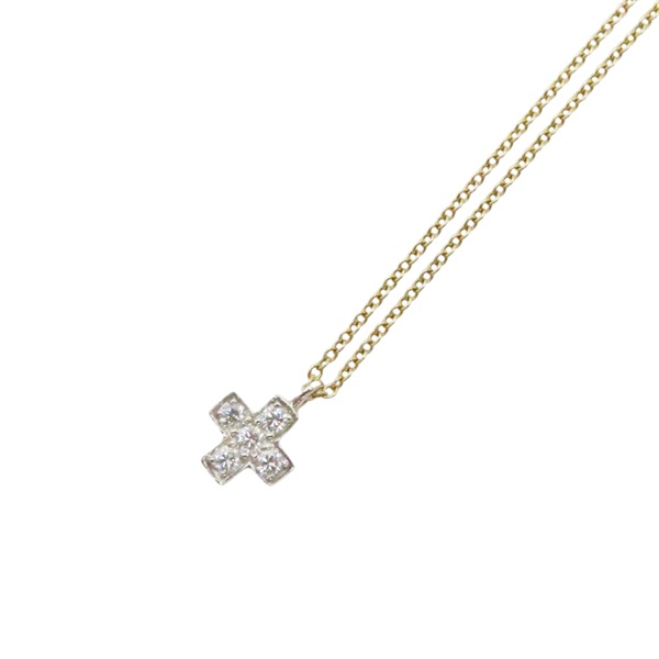 18K黃金 鉑金 Cruciform Cross 十字架鑽石 項鏈【Tiffany & Co 蒂芬妮】