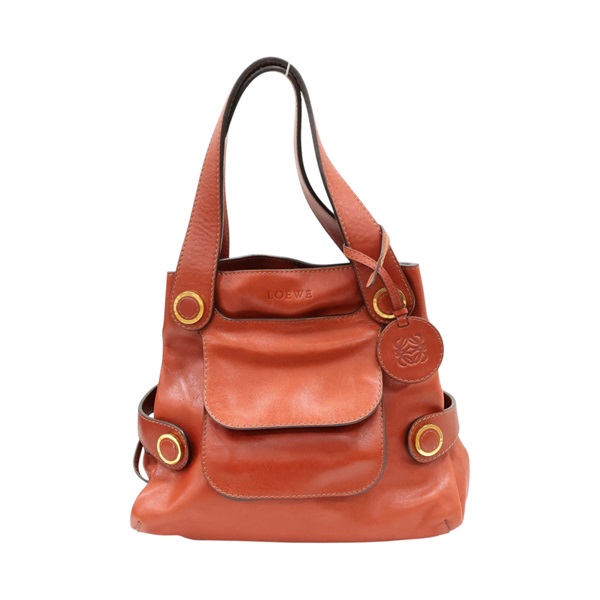 棕色 牛皮 Anagram 手提包【LOEWE 羅威】 385.27.002