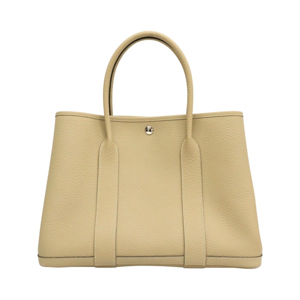 風衣灰色 Negonda牛皮 Garden Party 36 手提包 A刻【HERMES 愛馬仕】 H051568CK