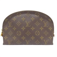 棕色 原花帆布 MM 化妝包【LOUIS VUITTON LV 路易威登】 M46579