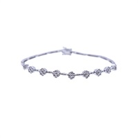 18K白金 鑽石 手鏈【JEWELRY 無品牌珠寶】 Diamond 6.45g