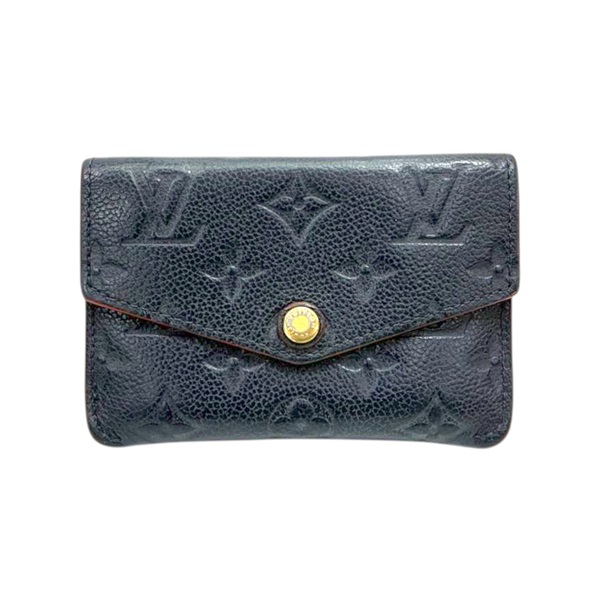 藍色 壓花牛皮 Pochette Cle 扣式 零錢包【LOUIS VUITTON LV 路易威登】 M62017