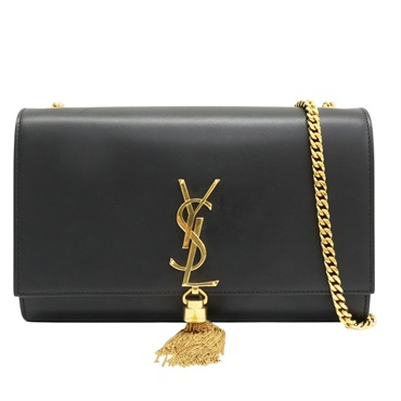 黑色 牛皮 KATE 流蘇 鏈單肩包【SAINT LAURENT YSL 聖羅蘭】 354119