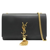 黑色 牛皮 KATE 流蘇 鏈單肩包【SAINT LAURENT YSL 聖羅蘭】 354119