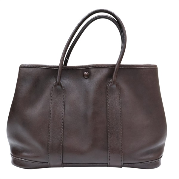 棕色 Swift牛皮 Garden Twilly 30 手提包 口I刻【HERMES 愛馬仕】 H051568CK