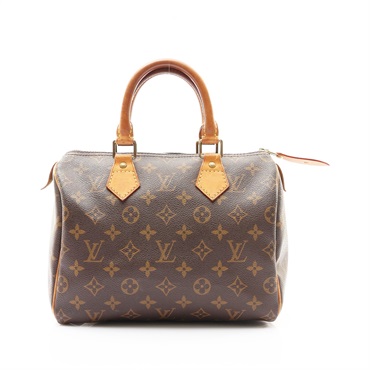 LOUIS VUITTON LV 路易威登 Speedy 25 手提包 棕色 原花帆布 M41528