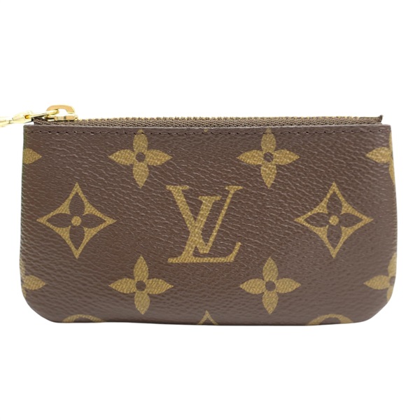棕色 原花 PVC塗層帆布 鑰匙零錢包【LOUIS VUITTON LV 路易威登】 M62650