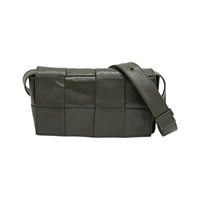 黑色 編織羊皮 Cassette 肩背包 651053【BOTTEGA VENETA BV 寶緹嘉】 651053