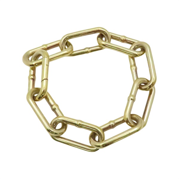 925純銀 金色 手鏈【BOTTEGA VENETA BV 寶緹嘉】