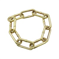 925純銀 金色 手鏈【BOTTEGA VENETA BV 寶緹嘉】