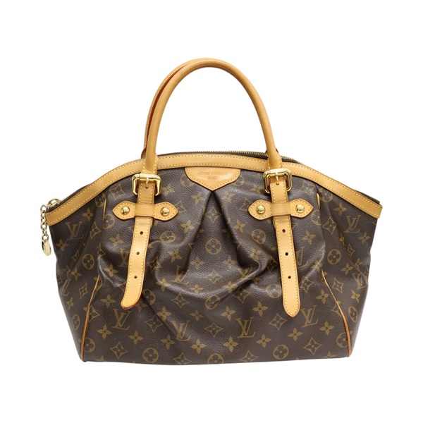 棕色 原花帆布 Tivoli GM 肩背包【LOUIS VUITTON LV 路易威登】 M40144
