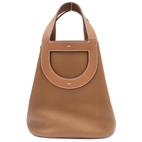 金棕色 TC牛皮 In The Loop 23 手提包 W刻 銀扣【HERMES 愛馬仕】 H084116CC