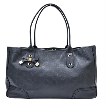 深綠色 牛皮壓紋 PRINCY 托特包【GUCCI 古馳】 163805