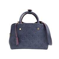藍色 壓紋牛皮 MONTAIGNE BB 兩用包 M42747【LOUIS VUITTON LV 路易威登】 M42747