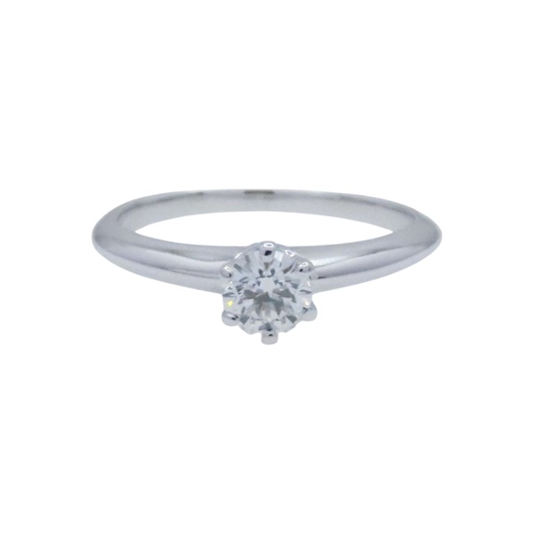 PT950 鉑金 鑽石 Solitaire 戒指【Tiffany & Co 蒂芬妮】