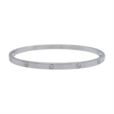 18K白金 Love Small 手環【Cartier 卡地亞】 B6079218