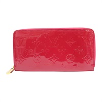 桃紅色 漆皮 Zip 拉鍊長夾 M91597【LOUIS VUITTON LV 路易威登】 M91597