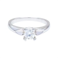 18K白金 鑽石 戒指 周生生【JEWELRY 無品牌珠寶】 Diamond 3.4g