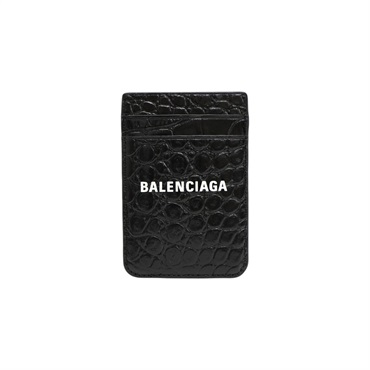 黑色牛皮 Magnet 磁性卡夾 名片夾【Balenciaga 巴黎世家】