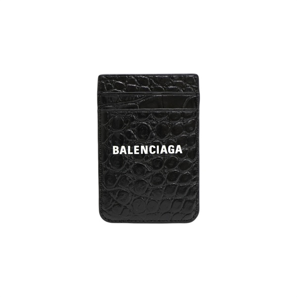 黑色牛皮 Magnet 磁性卡夾 名片夾【Balenciaga 巴黎世家】