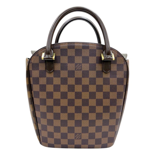 棕色 棋盤格帆布 Sarria Seau 手提包【LOUIS VUITTON LV 路易威登】 N51284