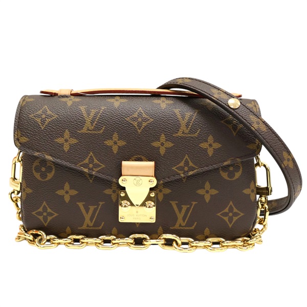 棕色 原花帆布 Pochette Metis East West 肩背包【LOUIS VUITTON LV 路易威登】 M46279