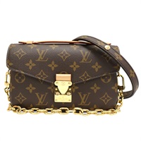 棕色 原花帆布 Pochette Metis East West 肩背包【LOUIS VUITTON LV 路易威登】 M46279