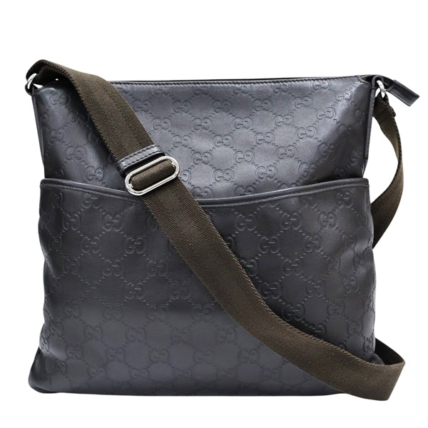 棕色 Guccissima 牛皮壓紋 肩背包【GUCCI 古馳】 374414