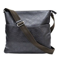 棕色 Guccissima 牛皮壓紋 肩背包【GUCCI 古馳】 374414