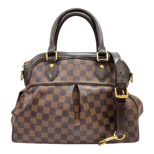 棕色 棋盤 帆布 Trevi PM 兩用包【LOUIS VUITTON LV 路易威登】 N51997