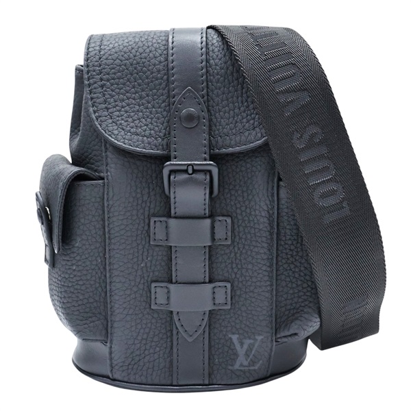 黑色 牛皮 Christopher XS 肩背包【LOUIS VUITTON LV 路易威登】 M58494