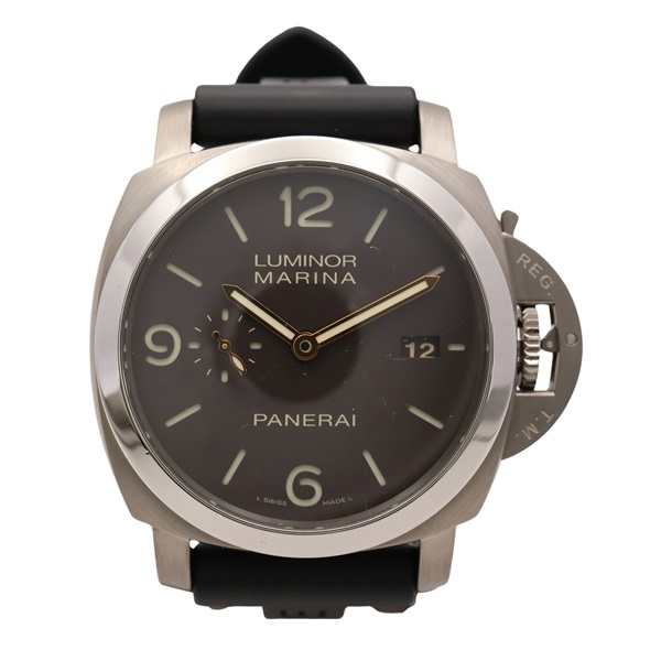 Luminor Marina 1950 3 Day 腕錶 黑色錶盤 不鏽鋼【PANERAI 沛納海】 PAM00351