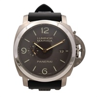 Luminor Marina 1950 3 Day 腕錶 黑色錶盤 不鏽鋼【PANERAI 沛納海】 PAM00351