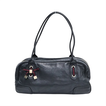 黑色 牛皮 Gucci Princy Ribbon 手提包【GUCCI 古馳】 161720
