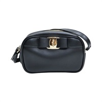 黑色 牛皮 Vara Bow 肩背包【Salvatore Ferragamo 費拉格慕】