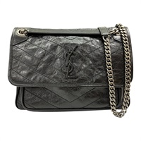 黑色 牛皮 NIKI 肩背包【SAINT LAURENT YSL 聖羅蘭】 633158