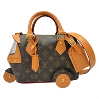 棕色 原花 帆布 Rickshaw Wearable Wallet 兩用包【LOUIS VUITTON LV 路易威登】 M28020