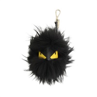 黑色 牛皮 Grimmy Bag bug 吊飾【FENDI 芬迪】