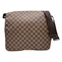 棕色 棋盤格 帆布 Bastille 肩背包【LOUIS VUITTON LV 路易威登】 N45258