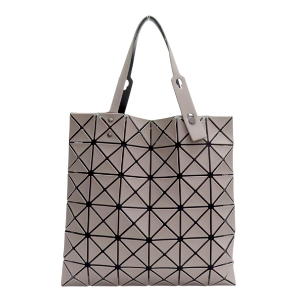灰色 PVC 6X6 LUCENT 手提包【BAO BAO ISSEY MIYAKE 三宅一生】 BB61-AG613