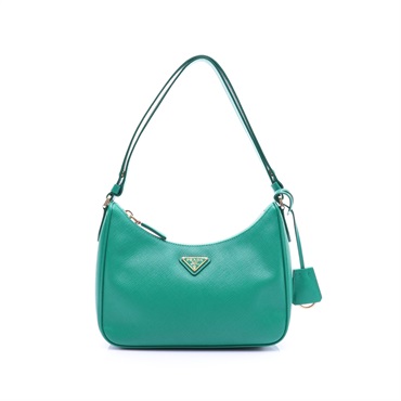綠色 Saffiano牛皮 Re-Edition 2005 Mini 肩背包【PRADA 普拉達】