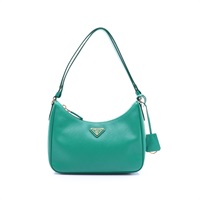 綠色 Saffiano牛皮 Re-Edition 2005 Mini 肩背包【PRADA 普拉達】