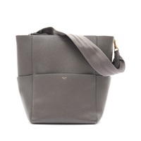 灰色 牛皮 Sangle Bucket 肩背包【CELINE 賽琳】 189593AH4.10DC