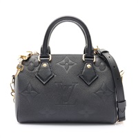黑色 原花牛皮壓紋 Speedy Bandouliere 20 兩用包【LOUIS VUITTON LV 路易威登】 M58953