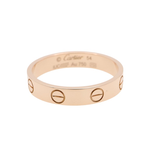 18K玫瑰金 Love 戒指 54【Cartier 卡地亞】 B4085000