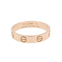 18K玫瑰金 Love 戒指 54【Cartier 卡地亞】 B4085000